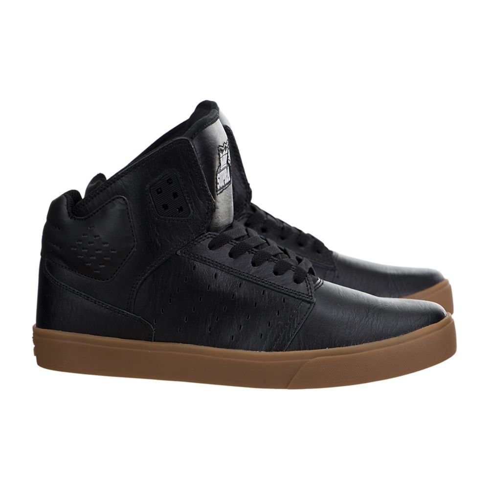 Chaussures de Skate Supra Atom Noir Black/Gum Homme | BLT-74526513